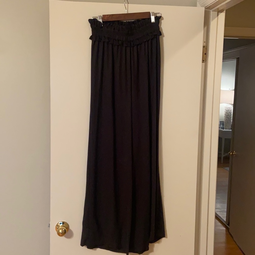 My Tribe Black Loose Dress Pants